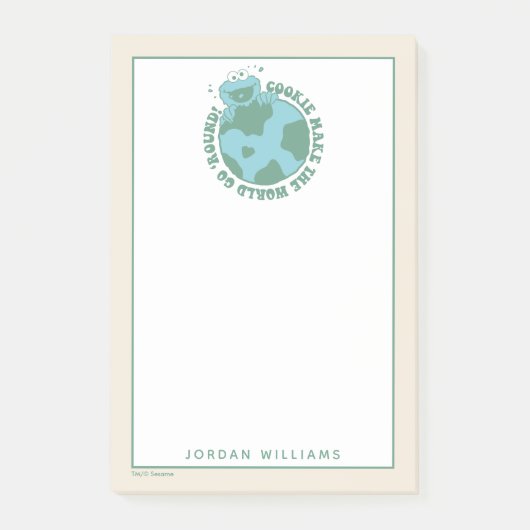 Cookie Monster | Jouw namen toevoegen Post-it® Notes (Voorkant)