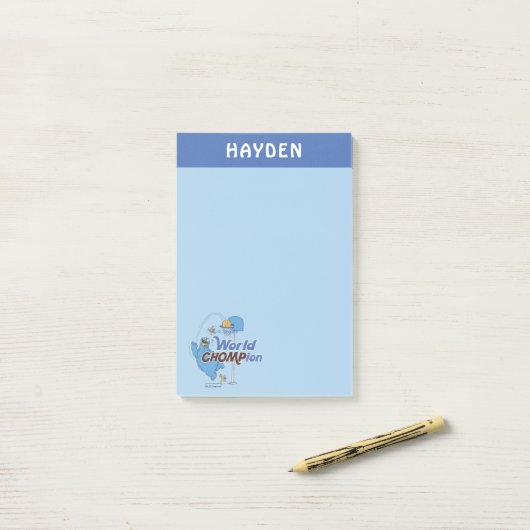 Cookie Monster | Jouw namen toevoegen Post-it® Notes (Op bureau)