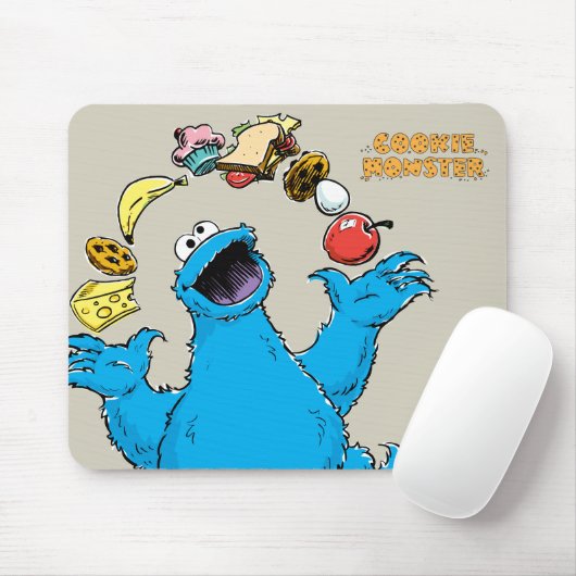 Cookie Monster Juggling Muismat (Met muis)