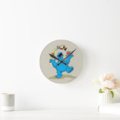 Cookie Monster Juggling Ronde Klok (Huis)
