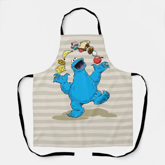 Cookie Monster Juggling Schort (Voorkant)