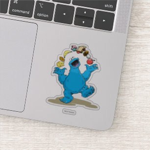 Cookie Monster Juggling Sticker