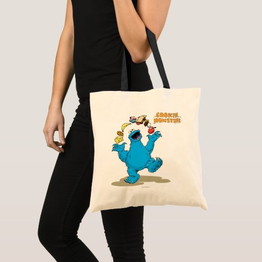  Cookie Monster Juggling Tote Bag (Voorkant (product))