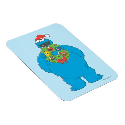 Cookie Monster Kerstmis Magneet (Rechterzijde)