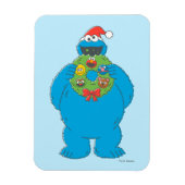  Cookie Monster Kerstmis Magneet (Verticaal)