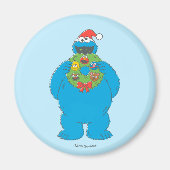  Cookie Monster Kerstmis Magneet (Voorkant)