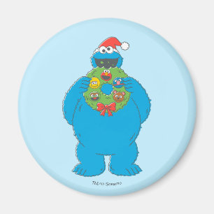  Cookie Monster Kerstmis Magneet