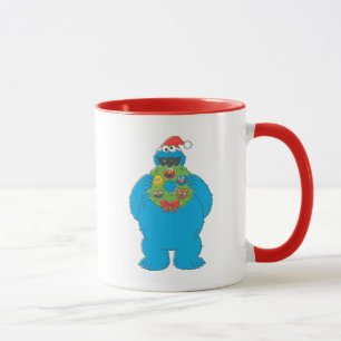  Cookie Monster Kerstmis Mok