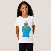  Cookie Monster Kerstmis T-shirt (Voorkant volledig)