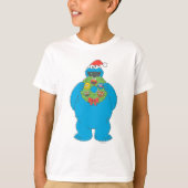  Cookie Monster Kerstmis T-shirt (Voorkant)