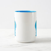  Cookie Monster Kerstmis Tweekleurige Koffiemok (Center)