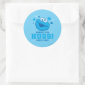 Cookie Monster Knuffel Ronde Sticker (Tas)