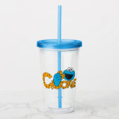 Cookie Monster | Koekje! Acryl Drinkbeker (Voorkant)