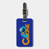 Cookie Monster | Koekje! Bagagelabel (Voorkant verticaal)