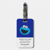 Cookie Monster | Koekje! Bagagelabel (Achterkant verticaal)