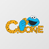Cookie Monster | Koekje! Raamsticker (Vel)