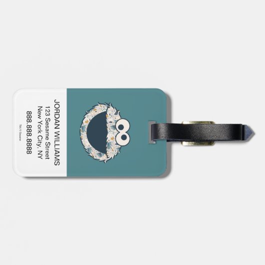 Cookie Monster | Koekje sinds 1969 Bagagelabel (Achterkant horizontaal)