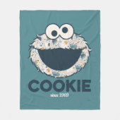 Cookie Monster | Koekje sinds 1969 Fleece Deken (Voorkant)