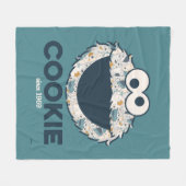 Cookie Monster | Koekje sinds 1969 Fleece Deken (Voorkant (Horizontaal))