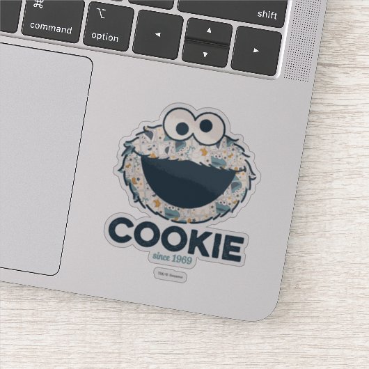 Cookie Monster | Koekje sinds 1969 Sticker (Detail)