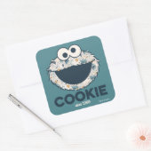 Cookie Monster | Koekje sinds 1969 Vierkante Sticker (Envelop)