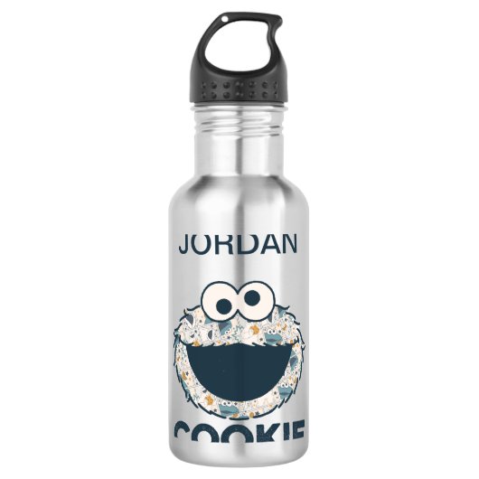Cookie Monster | Koekje sinds 1969 Waterfles (Voorkant)