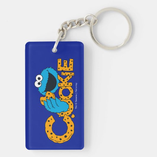 Cookie Monster | Koekje! Sleutelhanger (achterkant)