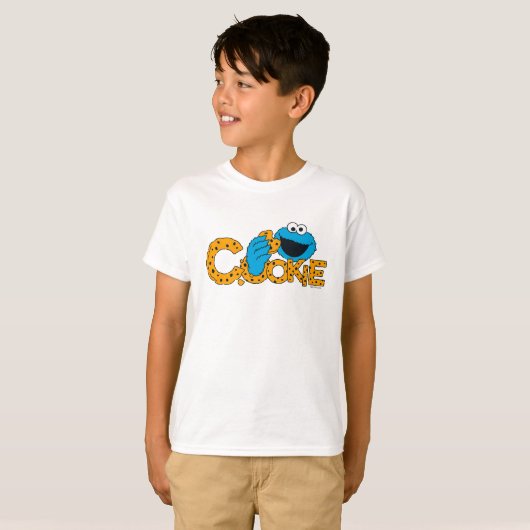 Cookie Monster | Koekje! T-shirt (Voorkant volledig)