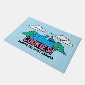 Cookie Monster | Koekjes Altijd het juiste antwoor Deurmat (Schuin)