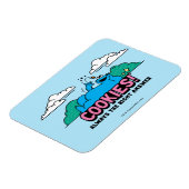 Cookie Monster | Koekjes Altijd het juiste antwoor Magneet (Linkerzijde)