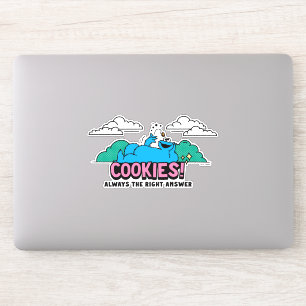 Cookie Monster Koekjes Altijd het juiste antwoor Sticker