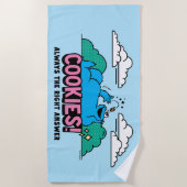 Cookie Monster | Koekjes Altijd het juiste antwoor Strandlaken (Voorkant)