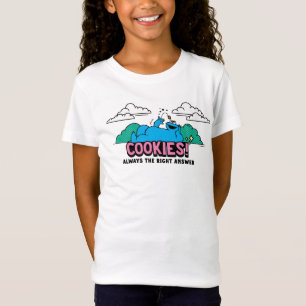 Cookie Monster   Koekjes Altijd het juiste antwoor T-shirt