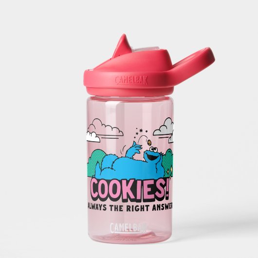 Cookie Monster | Koekjes Altijd het juiste antwoor Waterfles (Links)