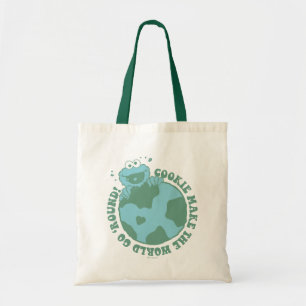 Cookie Monster Koekjes laten de wereld draaien Tote Bag