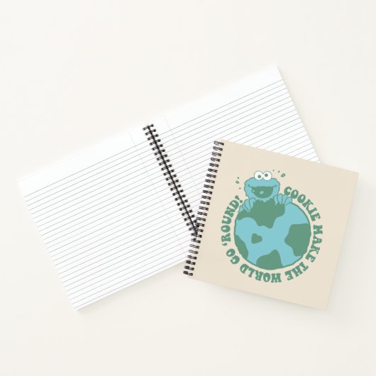 Cookie Monster | Koekjes maken de wereld draaiend Notitieboek (Binnen)