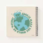 Cookie Monster | Koekjes maken de wereld draaiend Notitieboek (Achterkant)