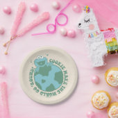 Cookie Monster | Koekjes maken de wereld draaiend Papieren Bordje (Feest)