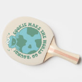 Cookie Monster | Koekjes maken de wereld draaiend Tafeltennisbatje (Zijkant)