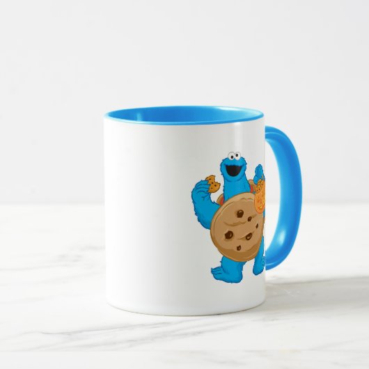 Cookie Monster | Koekjeskostuum Mok (Voorkant rechts)