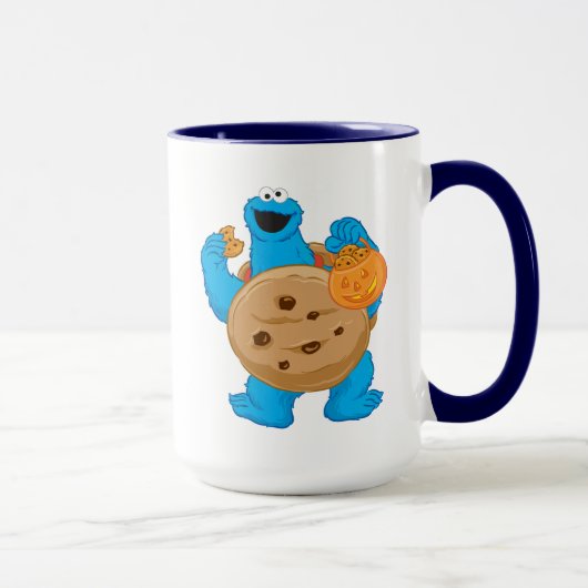 Cookie Monster | Koekjeskostuum Mok (Rechts)