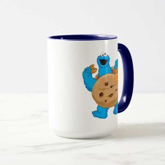 Cookie Monster | Koekjeskostuum Mok (Voorkant rechts)
