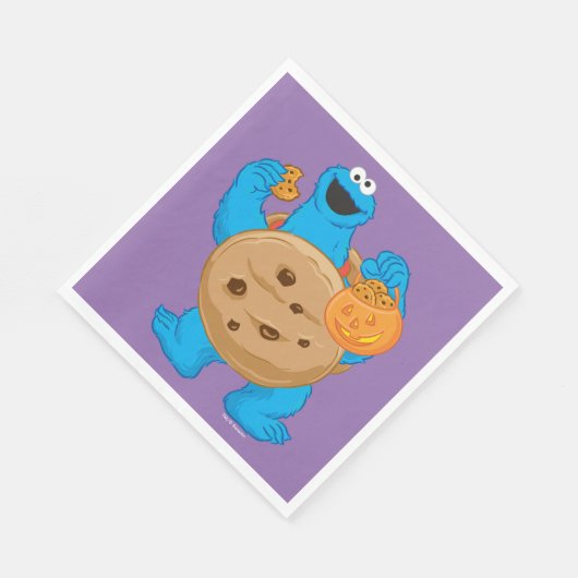 Cookie Monster | Koekjeskostuum Servet (Hoek)