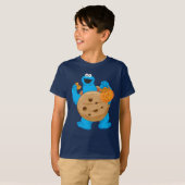 Cookie Monster | Koekjeskostuum T-shirt (Voorkant volledig)