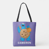 Cookie Monster | Koekjeskostuum Tote Bag (Achterkant)
