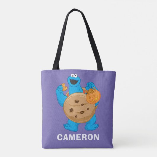 Cookie Monster | Koekjeskostuum Tote Bag (Achterkant)