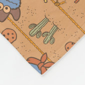 Cookie Monster | Koekjesrondlooppatroon Fleece Deken (Hoek)