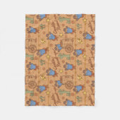 Cookie Monster | Koekjesrondlooppatroon Fleece Deken (Voorkant)