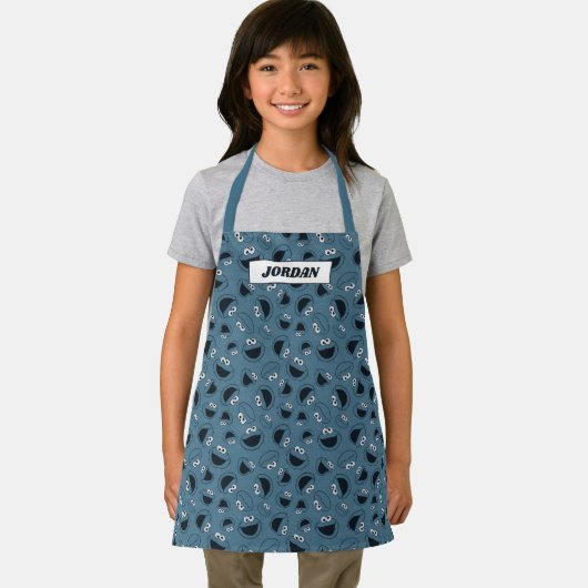 Cookie Monster | Me Hungry Pattern Schort (Insitu)