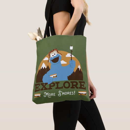 Cookie Monster | Meer zedels verkennen Tote Bag (Dichtbij)